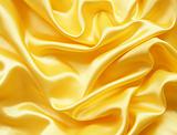 Smooth elegant golden silk can use as background 