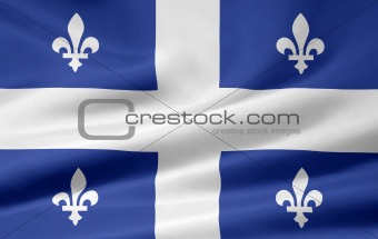 Flag of the Quebec, Canada
