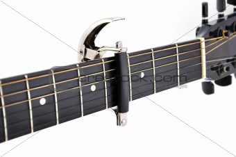 kapodastr jammed on an guitar