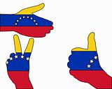 Venezuela hand signal