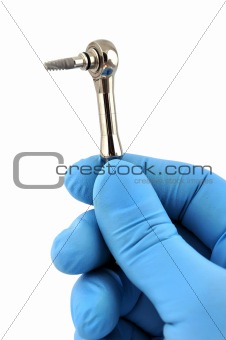 key for screwing the implant