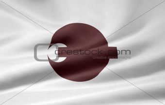 Flag of the japanese province of Nara