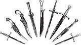 Set of Oriental and European Daggers