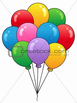 Group of cartoon balloons 1