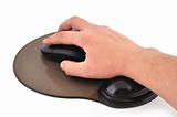 wireless mouse and mouse pad