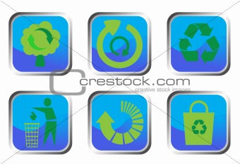 Recycle button set