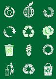 Recycle icon set
