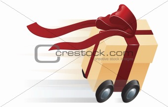 Fast Present Gift on Wheels Concept