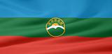 Flag of the Republic of Karachay-Cherkessia