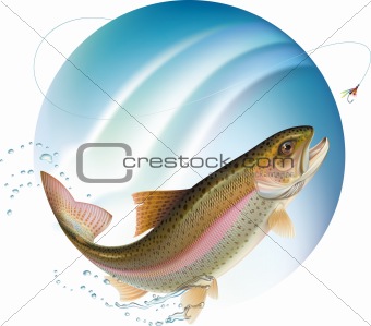Jumping trout