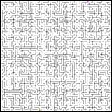 illustration of pergect maze. EPS 8
