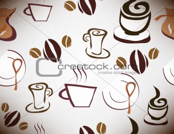 Seamless Coffee Background