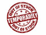 Out of stock temporarily stamp