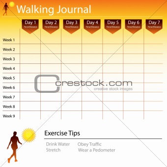 Walking Journal Chart