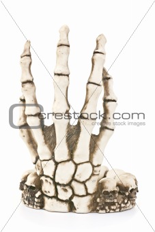 Skeleton hand.