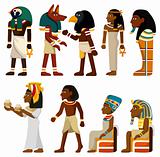 cartoon pharaoh icon