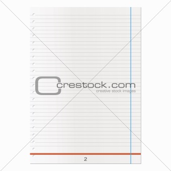 sheet of paper 