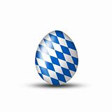 Bavarian Egg with typical pattern 
