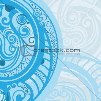 abstract background in blue