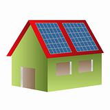 Solar powered house