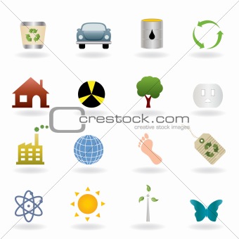 Ecology icon set