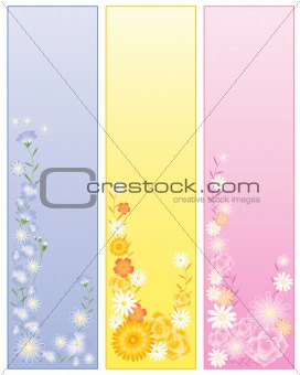 floral panels