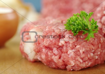 Raw Meatball with Parsley
