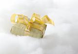 Golden Gift with Ribbon