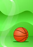 Vector basketball background