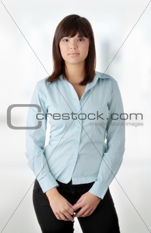 Young business woman portrait