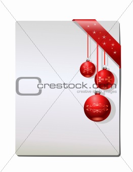 Christmas Gift page, vector 
