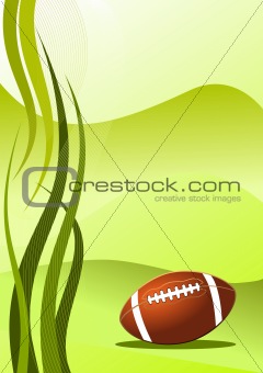 Vector american football background