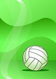 Vector volleyball background