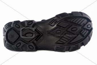 sole of hiking shoes