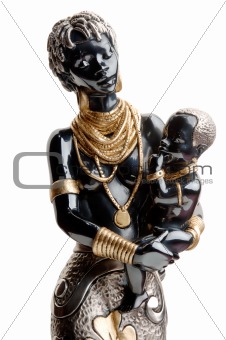 statue of an African woman 