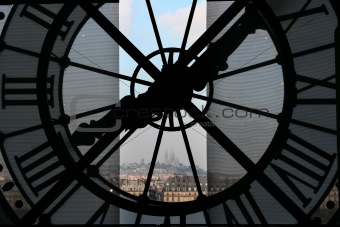Clock at the Orsay Museum