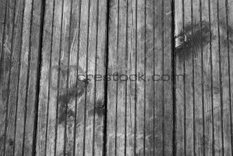 weathered wooden floor