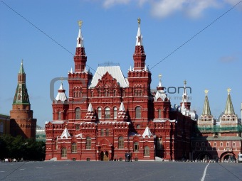 History Museum at Red Square in Moscow