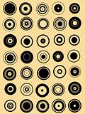 35 Circle Graphic Elements