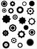 Industrial Graphic elements - Cogs and wheels