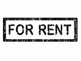 Grunge Office Stamp - FOR RENT