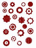 Grunge elements - Cogs and wheels