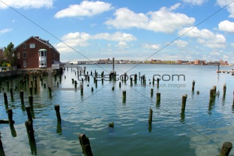 Abandoned wharf