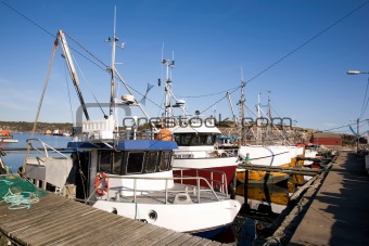 Fishing Boats at Dock