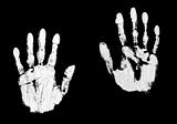 Negative pair of hands