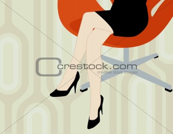 Modern Woman Sitting