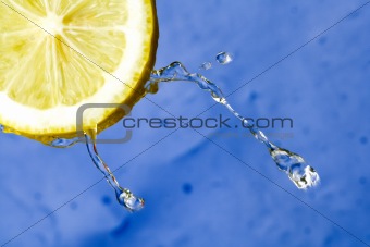 Yellow refreshing lemon
