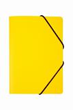 Yellow folder isolated