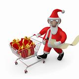 Santa Buying Presents