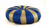 blue oriental pillow